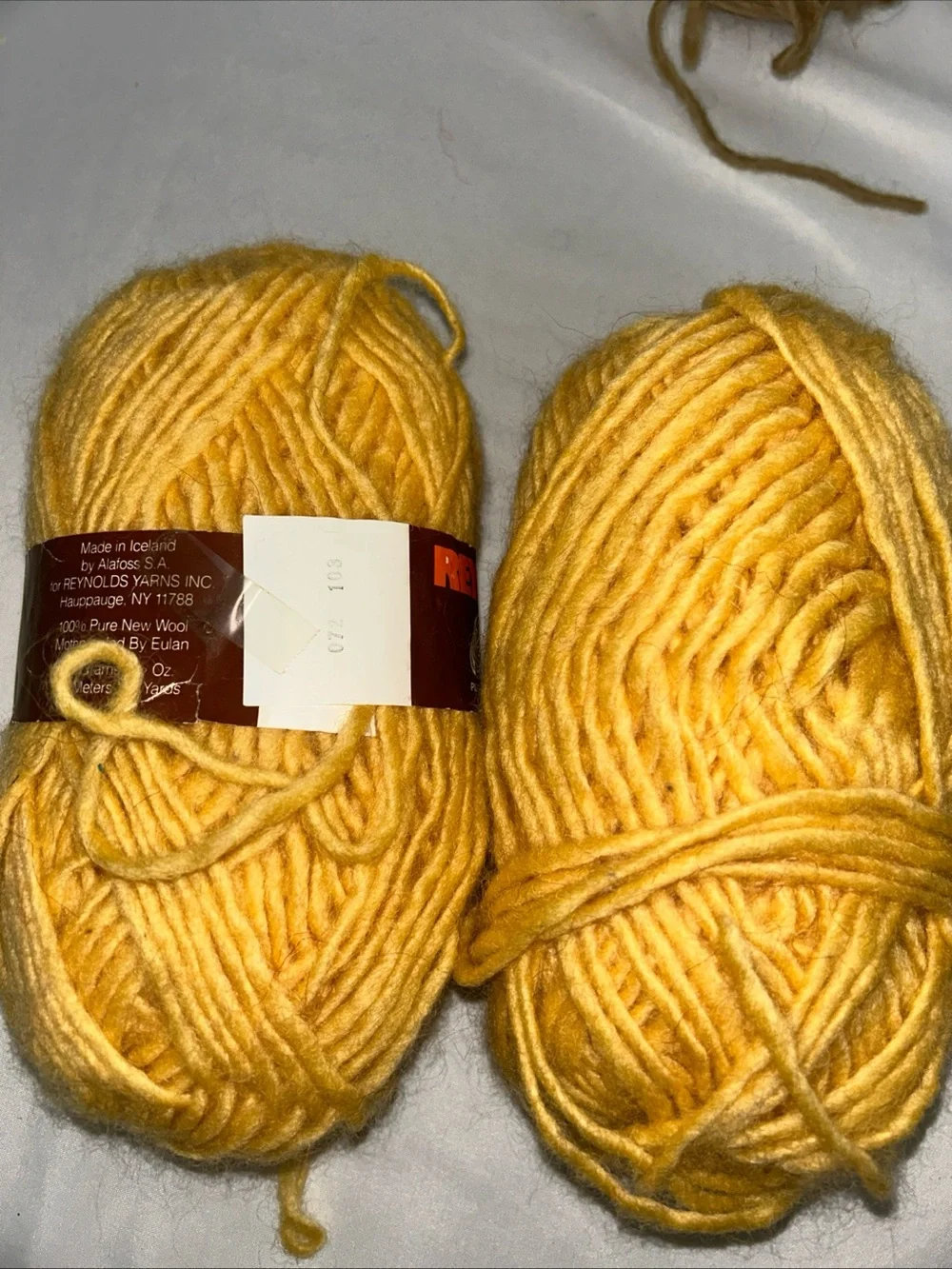 Lopi Reynolds Icelandic Wool Mixed Lot 5+ Skeins Yellow Black Red Tan Green/brwn